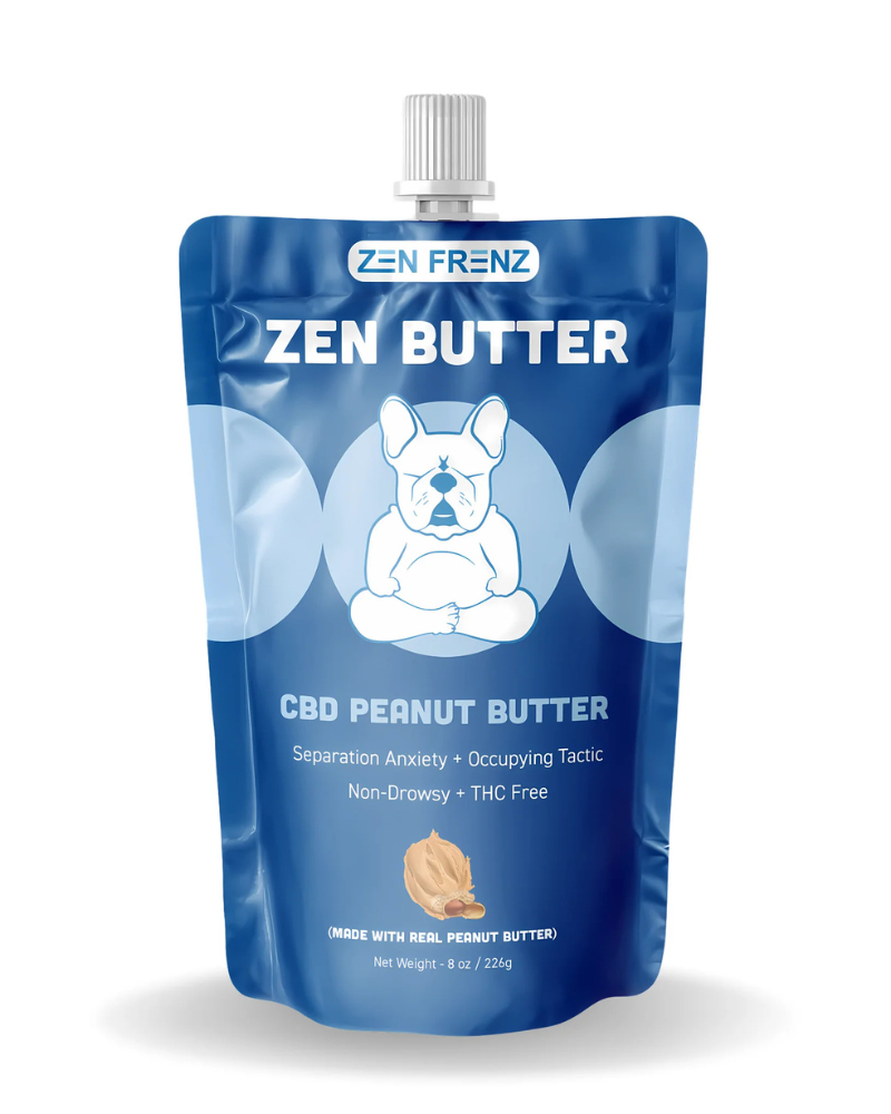Zen Butter - CBD Pouch (8 oz) (Made in the USA) EAT ZEN FRENZ