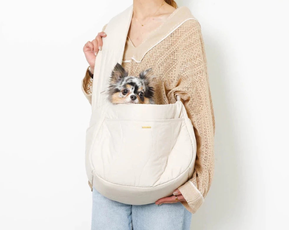Quilted Dog Sling Carry MONCHERI   