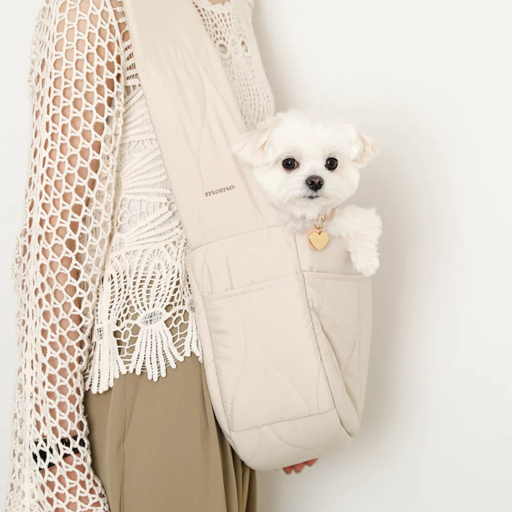 Quilted Dog Sling Carry MONCHERI   