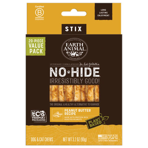 No-Hide Wholesome Dog Chew in Peanut Butter