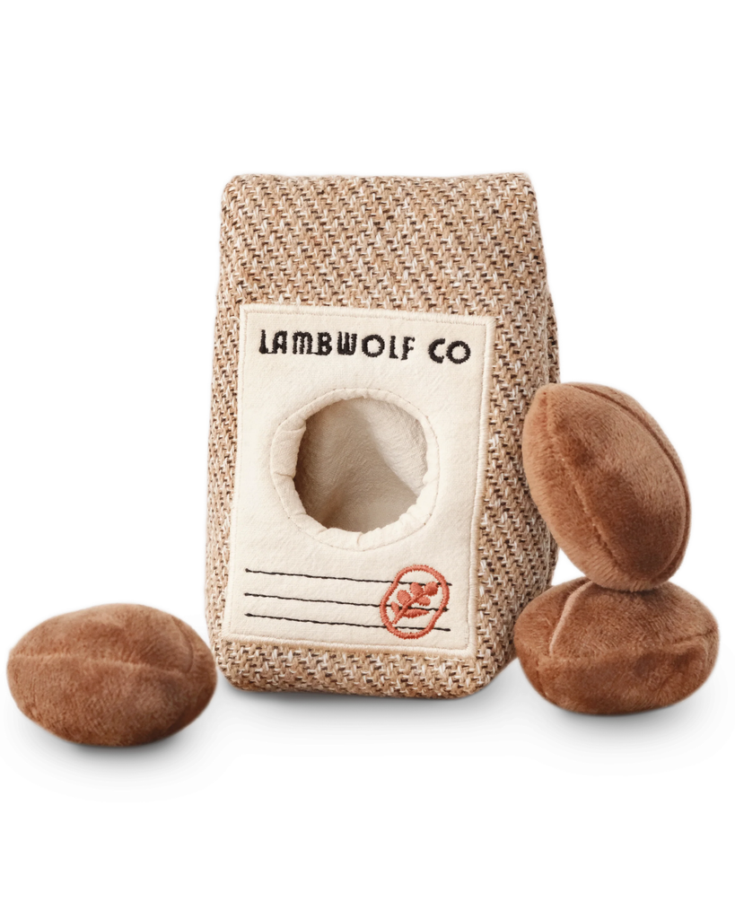 LAMBWOLF COLLECTIVE | Coffee Beans Enrichment Dog Toy | DOG & CO.