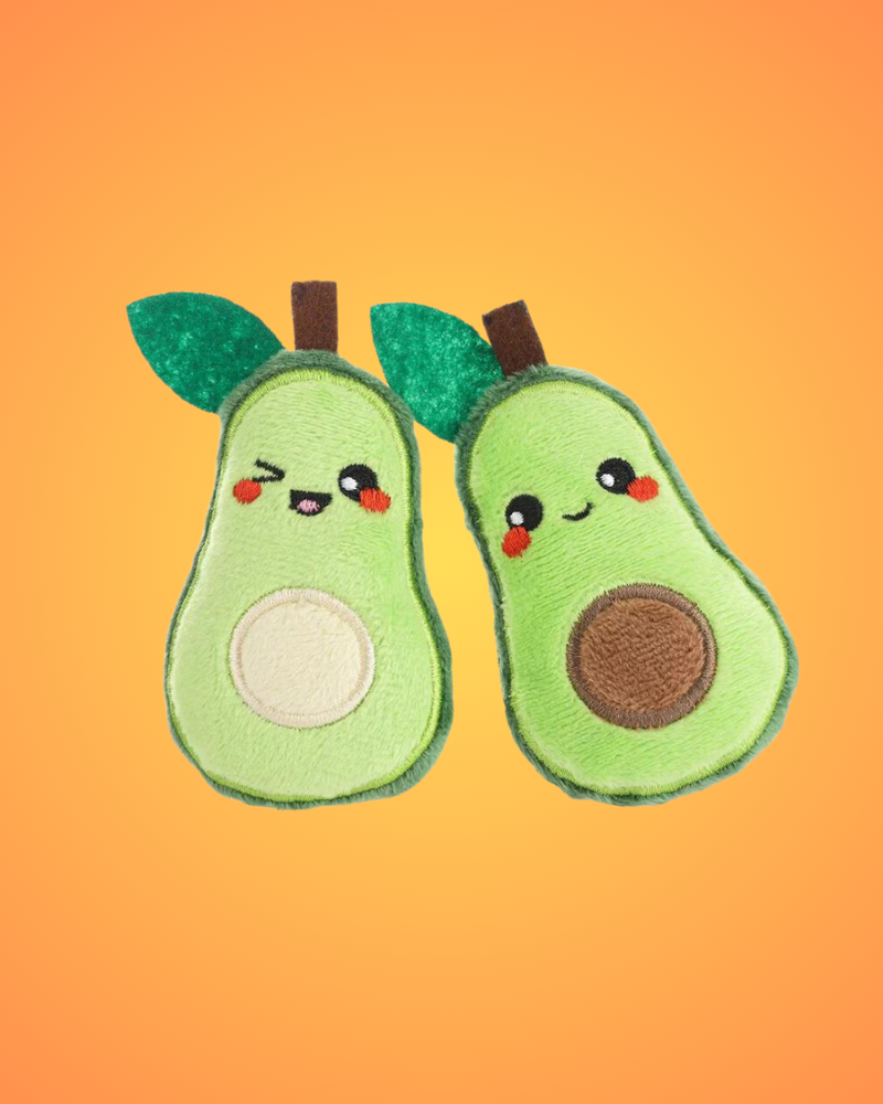 Avocado Catnip Toys (2-Pack) CAT HUGSMART   