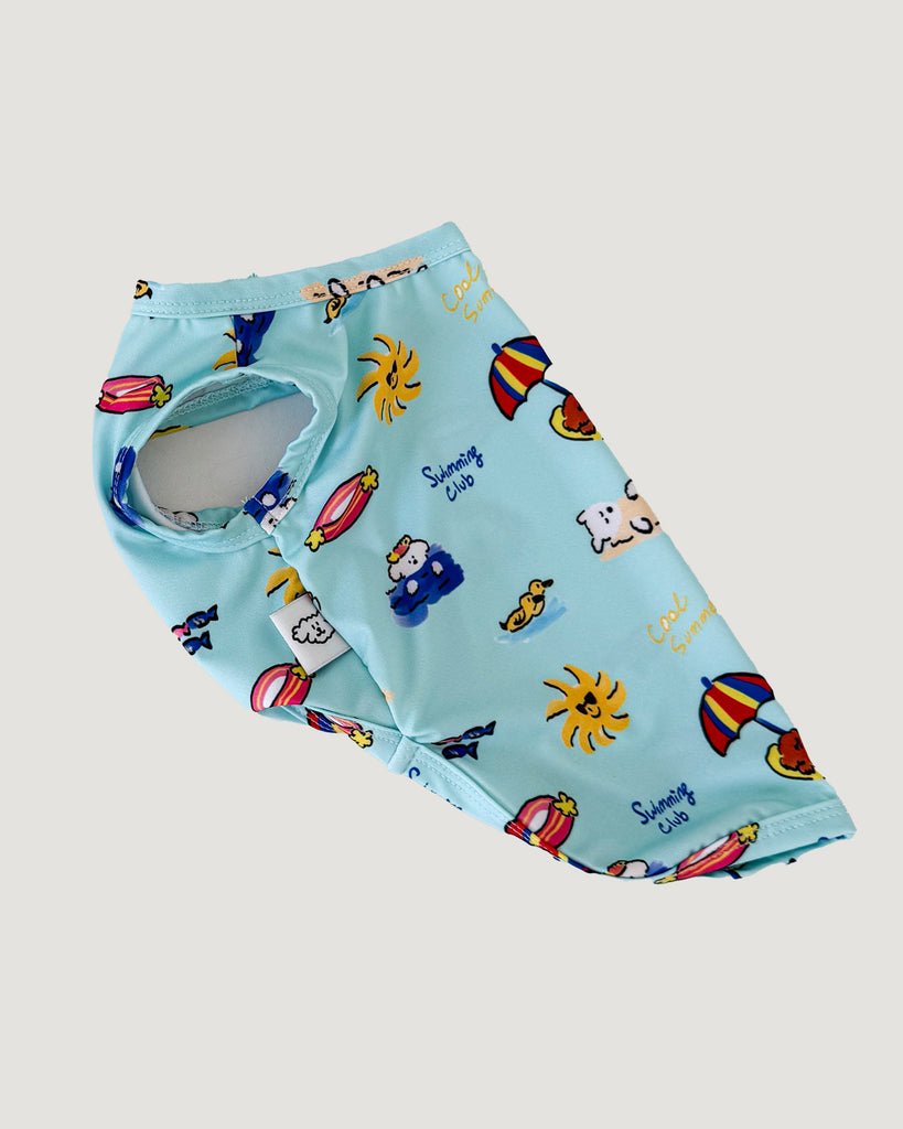 Swimming Club Dog Cooling Tee Wear COTE A COTE