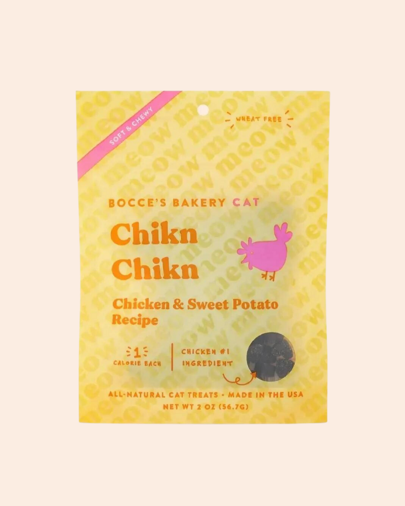 Chikn Chikn Soft & Chewy Cat Treats (Made in the USA) Eat BOCCE'S BAKERY   