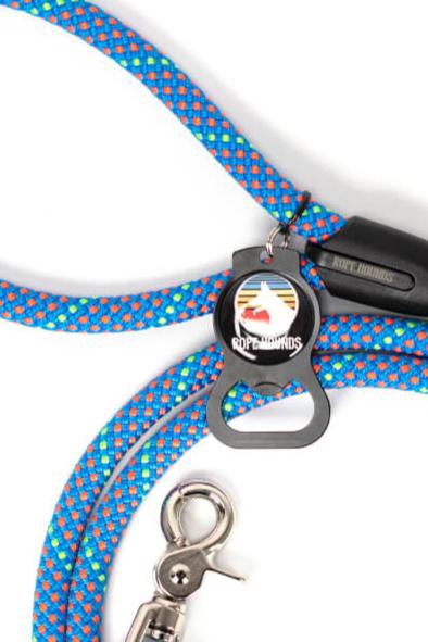 Classic Dog Leash in Taffy Blue (Made in the USA) WALK ROPE HOUNDS