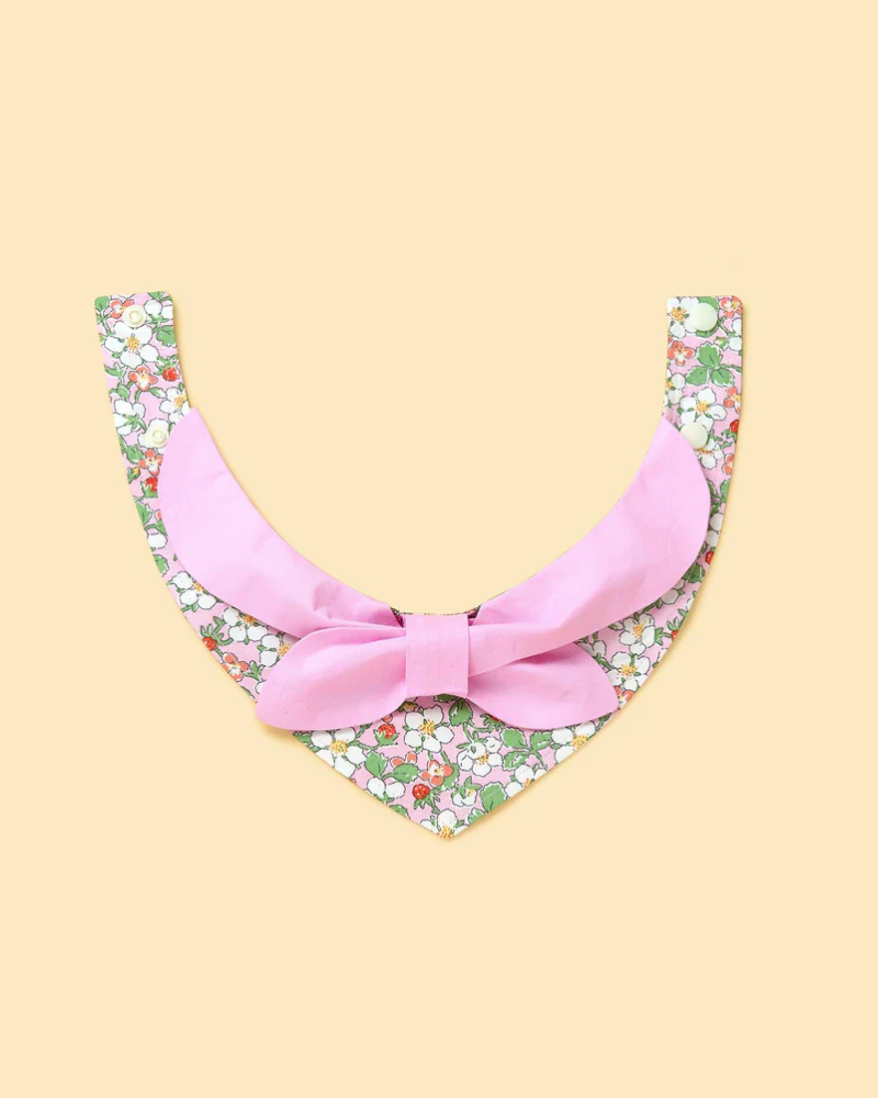 Garden Pink Bloom Dog Bandana Wear BARKBARK BABY