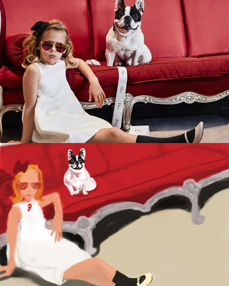 Custom Digital Pet Portrait | Single Subject (Framed or Unframed) HOME RORY GEVIS