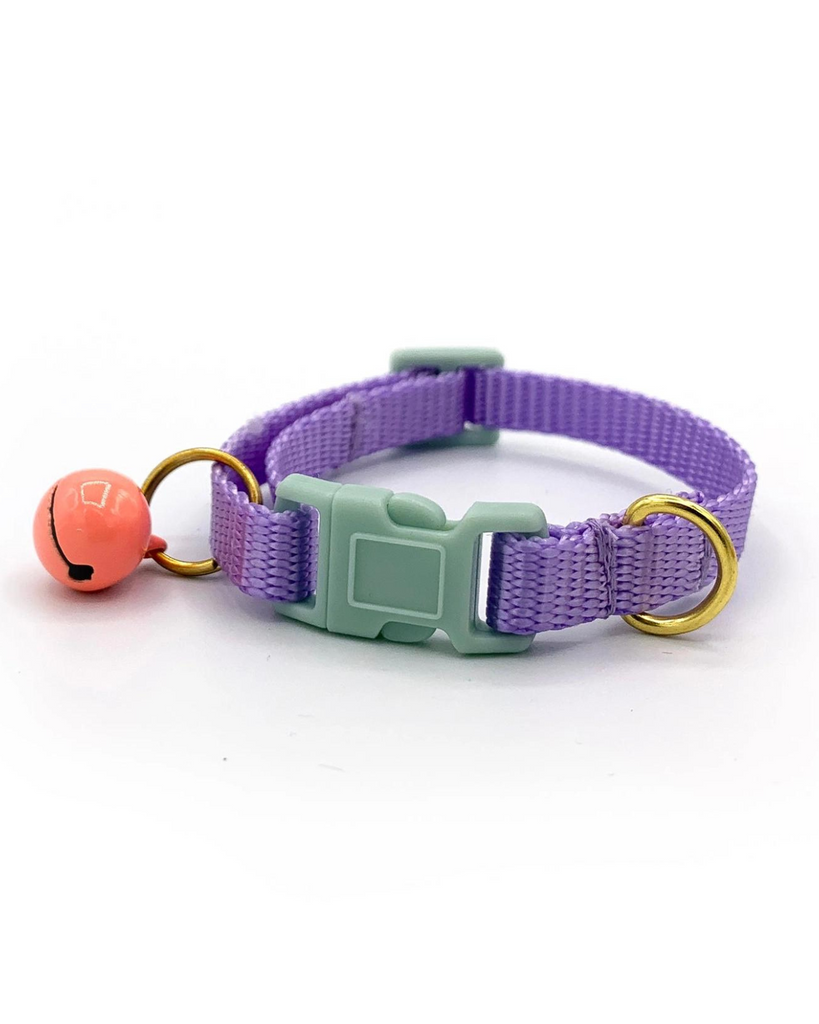 Breakaway Cat Collar in Lilac (Made in the USA) CAT MAJOR DARLING   