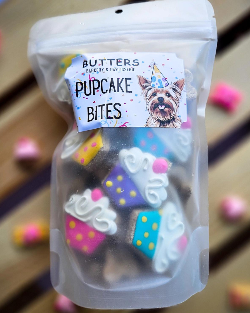 Pupcake Cookies Peanut Butter Dog Treats EAT BUTTERS BARKERY & PAWTISSERIE   