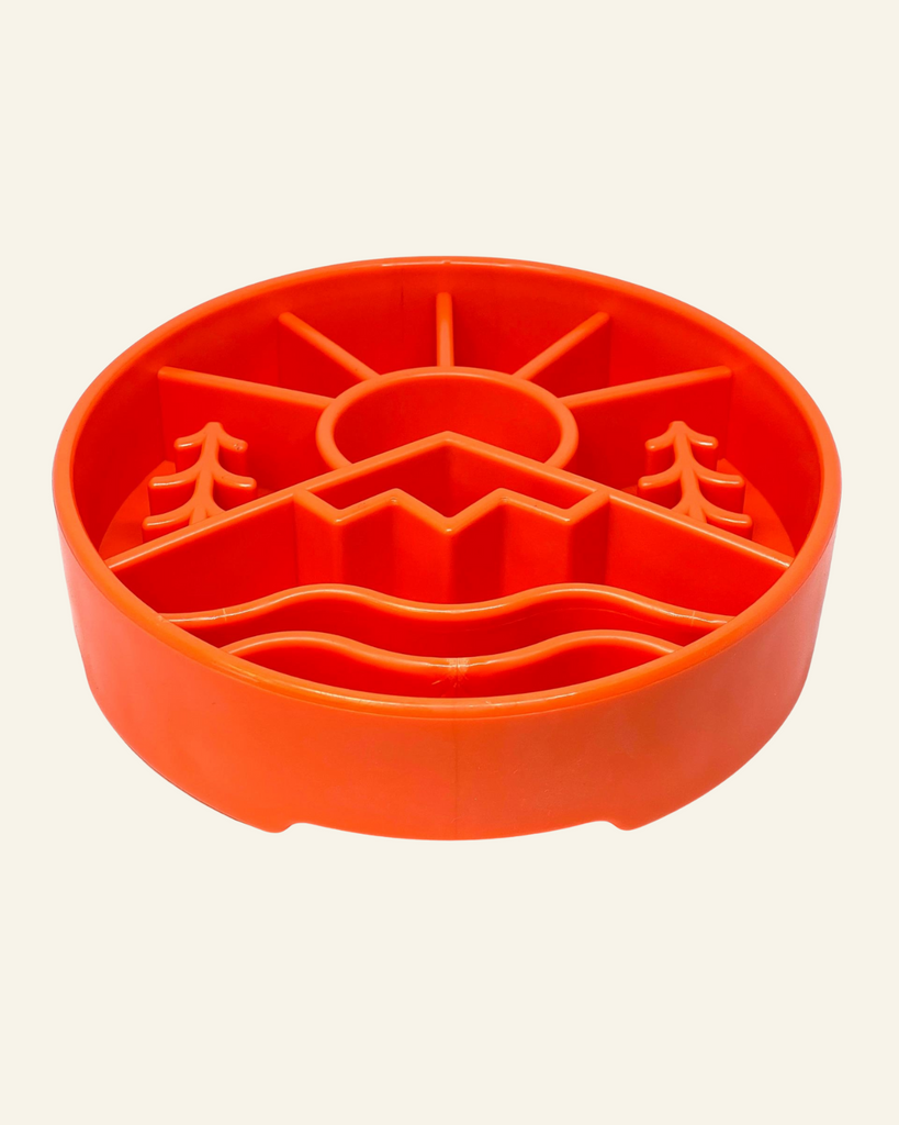 Great Outdoors Slow Feeder Dog Bowl (Made in the USA) Eat SODA PUP   