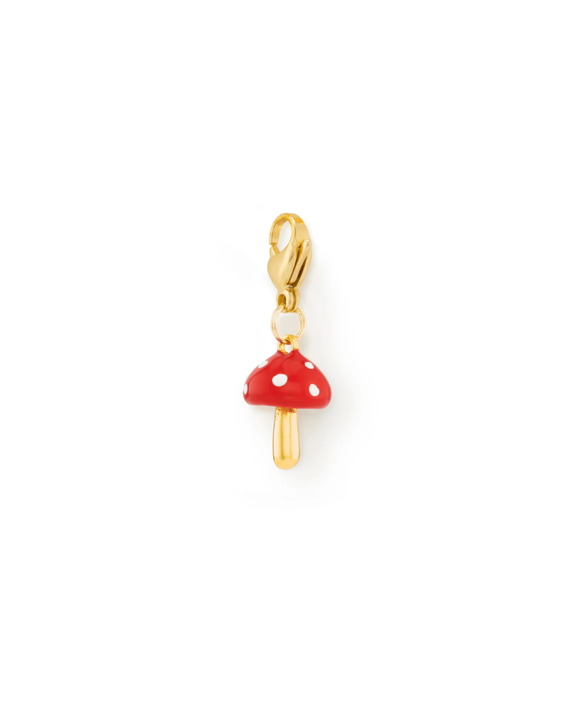Toadstool Dog Collar Charm Wear THE FOGGY DOG
