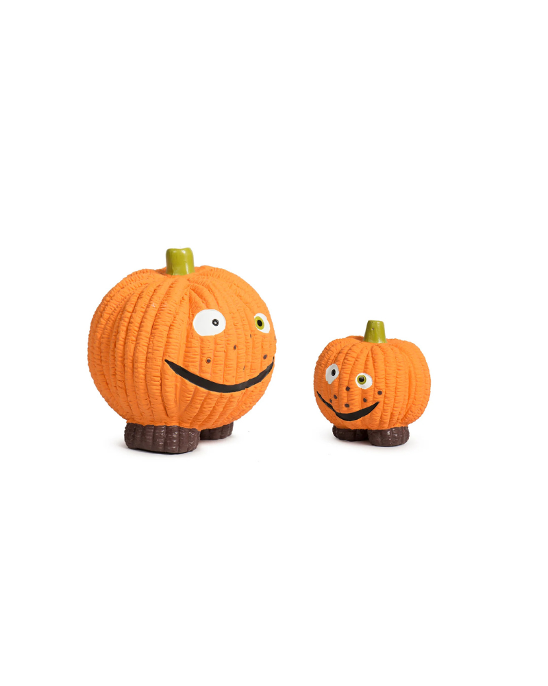 Gouride the Pumpkin Ruff-Tex Latex Dog Ball Toy Play HUGGLEHOUNDS