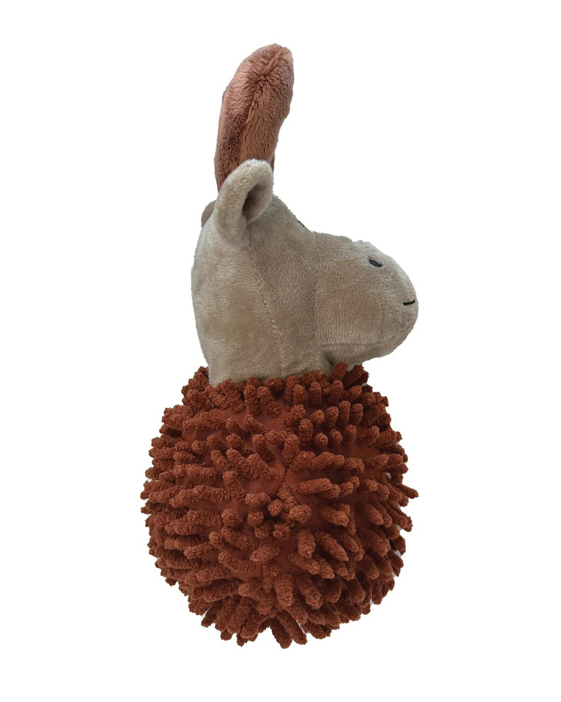Moose Squeaky Spiker 2-in-1 Dog Toy Play FOU FOU BRANDS   