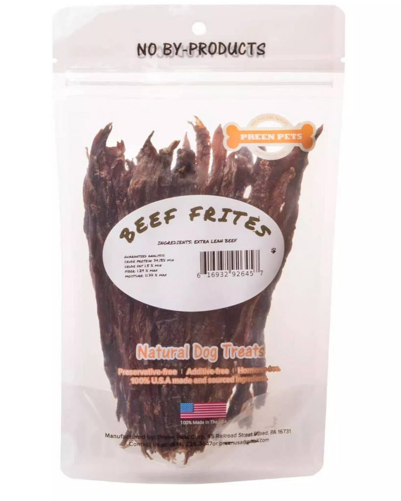 Beef Frites Dog Treats (Made in the USA) Eat PREEN PETS   