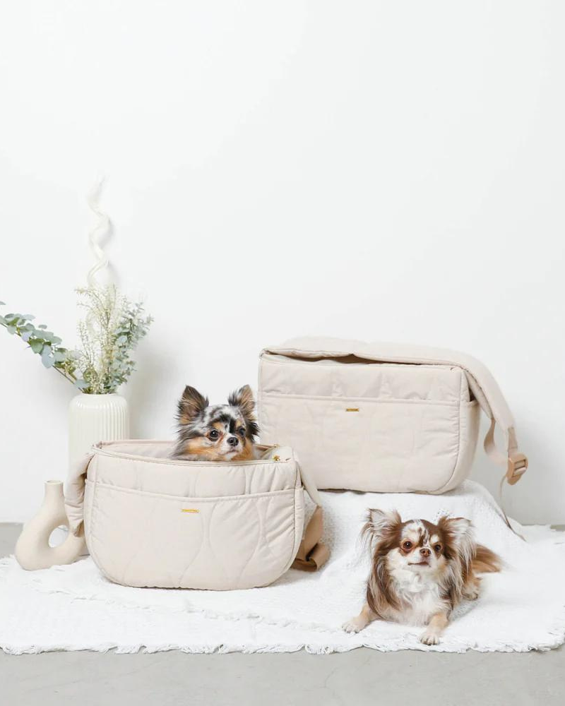 Quilted Dog Sling Carry MONCHERI   