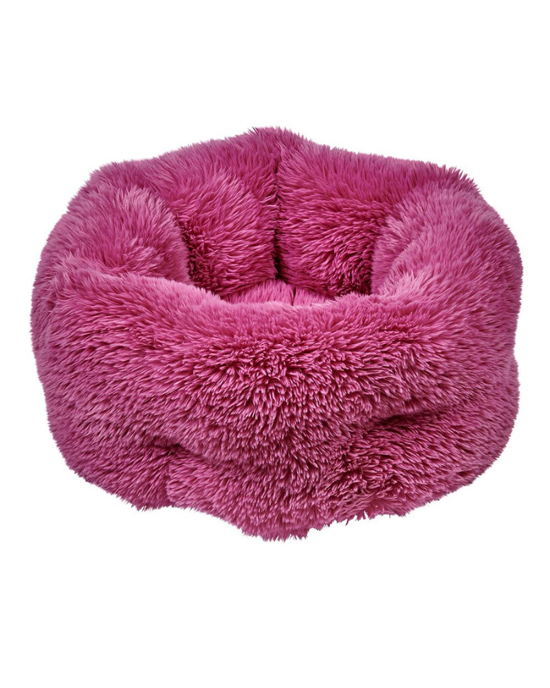 Muffy Soft Faux Fur Bed for Dogs & Cats in Cherry Blossom or BW Bengal HOME BOWSER'S PET PRODUCTS Cherry Blossom X-Small