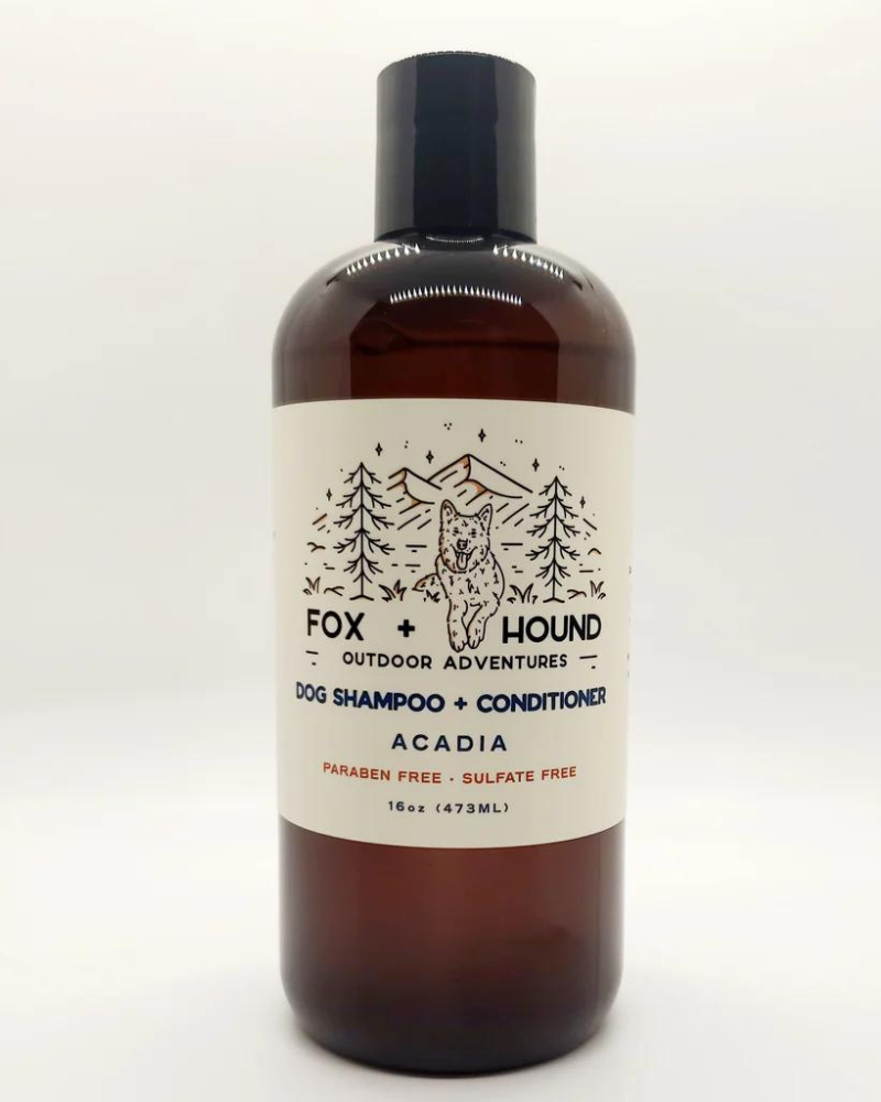 Acadia Dog Shampoo & Conditioner in Amber + Cedar Scent HOME FOX + HOUND   