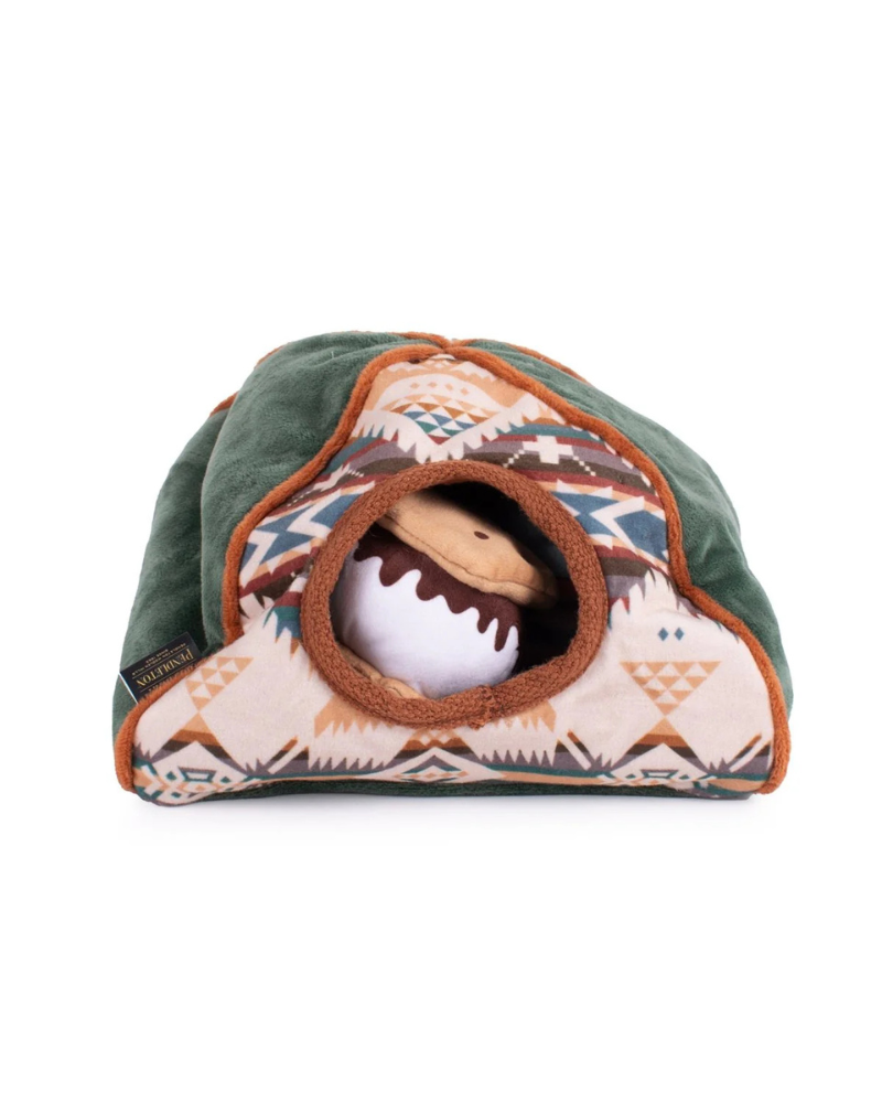 Camp Tent Discovery Dog Toy Play PENDLETON