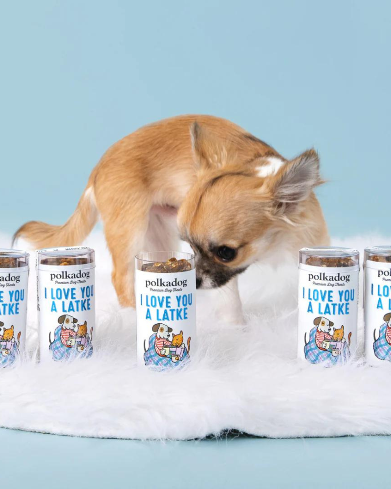 I Love You A Latke Soft & Chewy Holiday Dog Treats Eat POLKA DOG BAKERY   