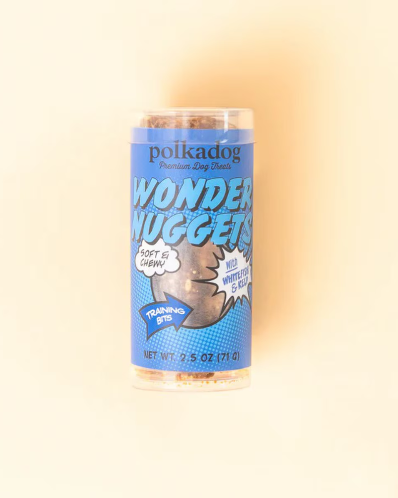White Fish & Kelp Wonder Nugget Dog Treat Mini Tube EAT POLKA DOG BAKERY