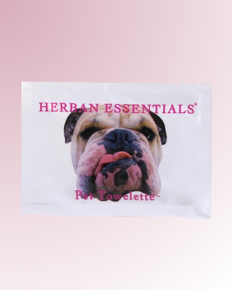 Lavender Dog Towelette Wipes HOME HERBAN ESSENTIALS   