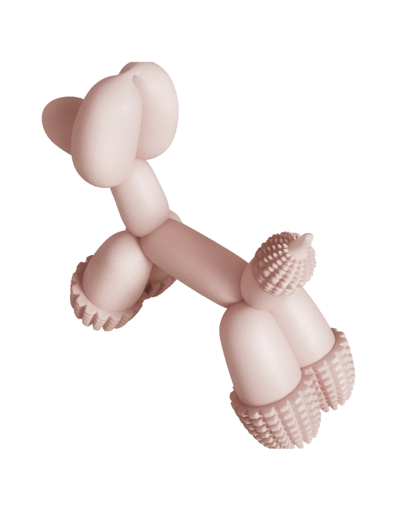 Balloon Dog Silicone Toy Play SANDDOG