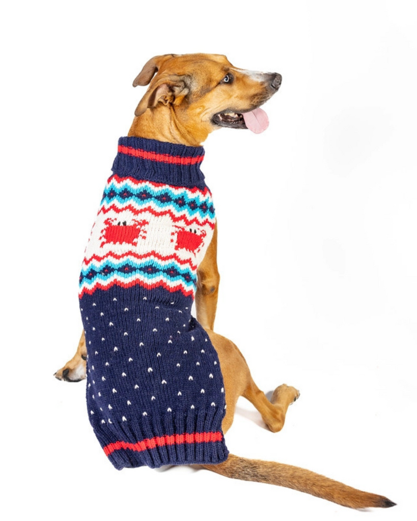 Crabby Coast Wool Dog Sweater Wear CHILLY DOG