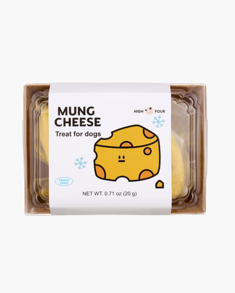 Lactose-Free Mung Cheese Dog Treats Eat HIGH FOUR