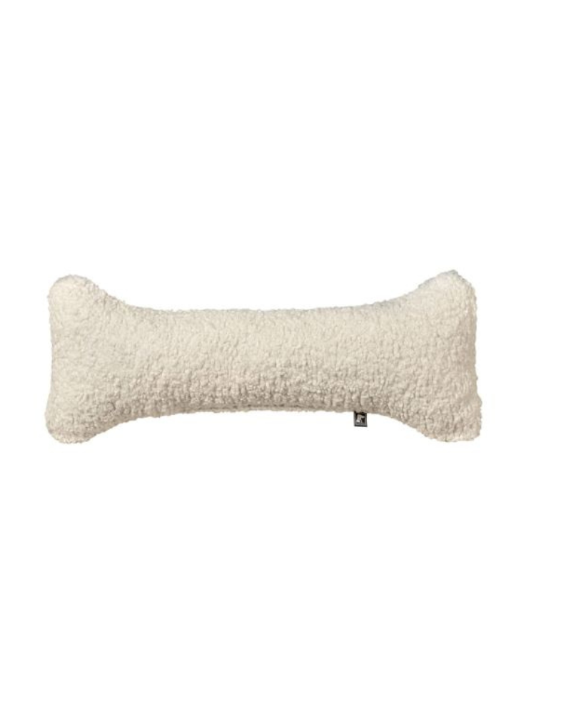 Bumper Bone Pillow Dog Beds BOWSER'S PET PRODUCTS Ivory Sheepskin