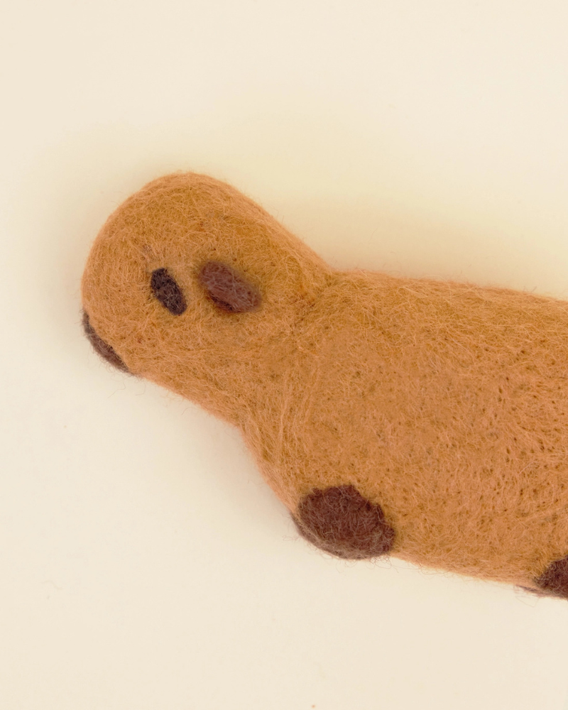 Wool Capybara Dog Toy Play MODERN BEAST
