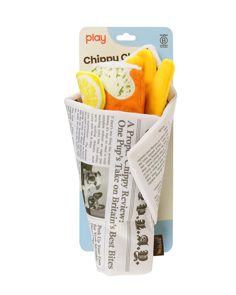 International Classic Fish Chippy & Chews Plush Dog Set PLAY P.L.A.Y.