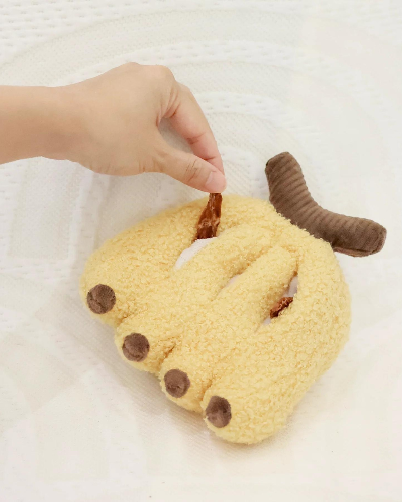 Banana Interactive Snuffle Dog Toy Play LAMBWOLF COLLECTIVE   