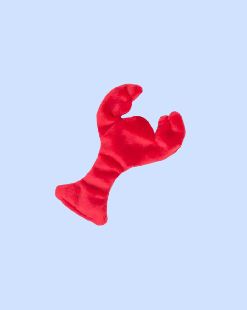 Lobster Crinkle + Squeaky Dog Toy (Made in the USA) (FINAL SALE) Play MUTTS & MITTENS   
