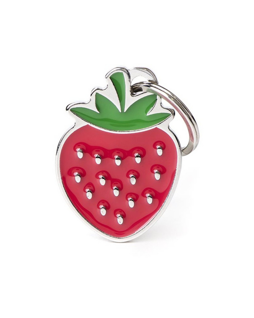 Sweet as a Strawberry Custom Pet ID Tag Wear MY FAMILY   