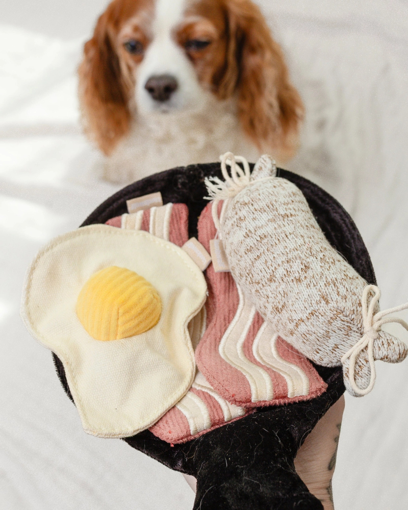 Breakfast Dog Toy Set Play LAMBWOLF COLLECTIVE
