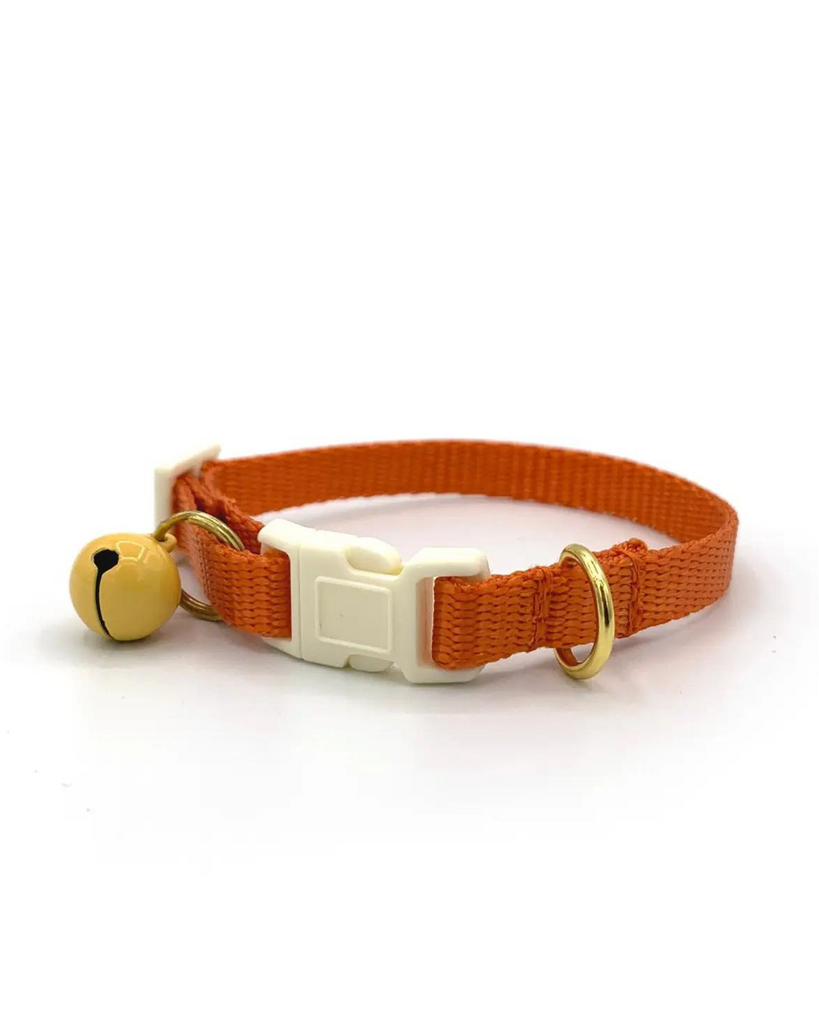 Breakaway Cat Collar in Orange (Made in the USA) CAT MAJOR DARLING   