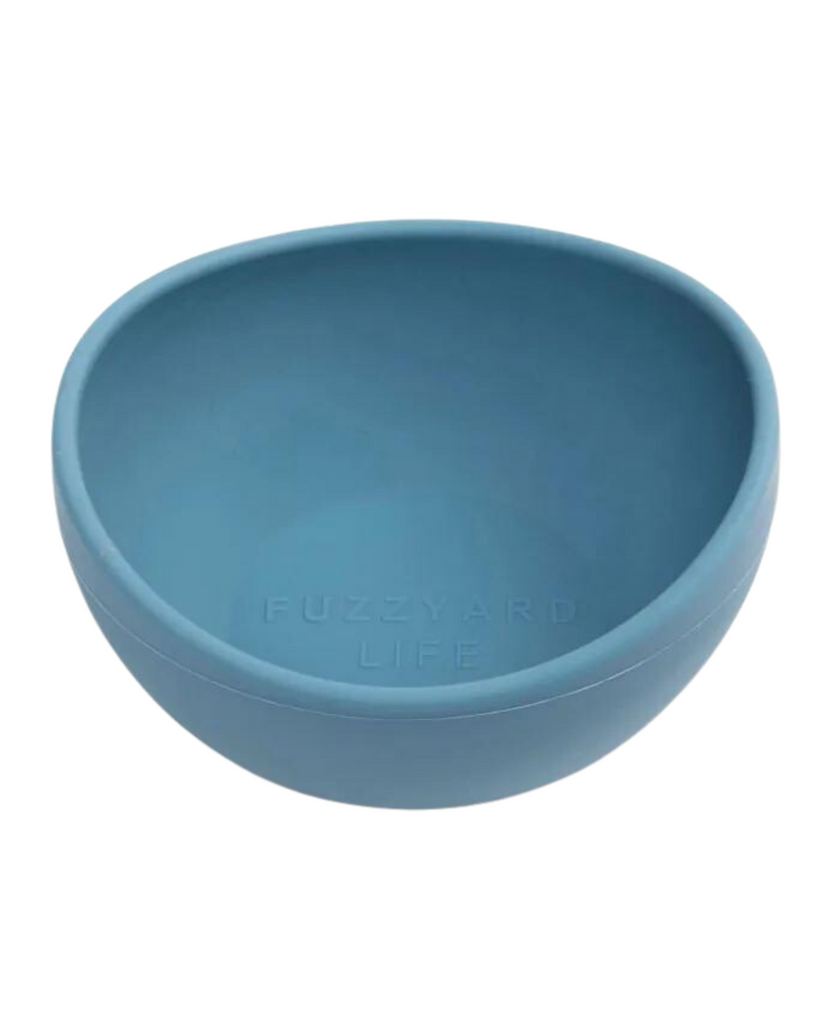 Silicone Dog Bowl in French Blue (FINAL SALE) HOME FUZZYARD   