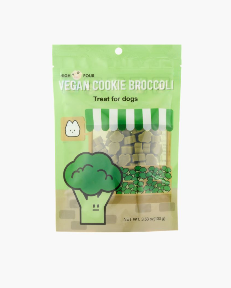 Vegan Broccoli Treats for Dogs Eat HIGH FOUR