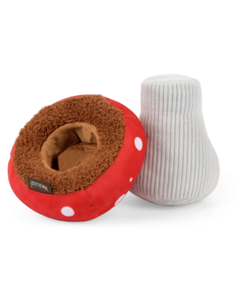 Mutt's Mushroom Squeaky Dog Toy (FINAL SALE) Play P.L.A.Y.   