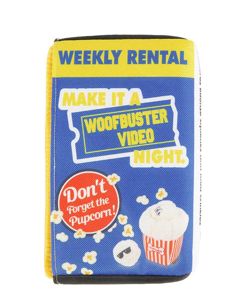 Woofbuster Video Squeaky Plush Dog Toy Play P.L.A.Y.   