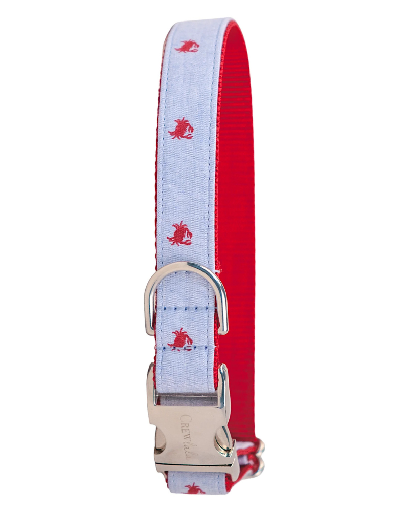 Feeling Crabby Bow Tie Dog Collar (Made in the USA) WALK Crew LaLa