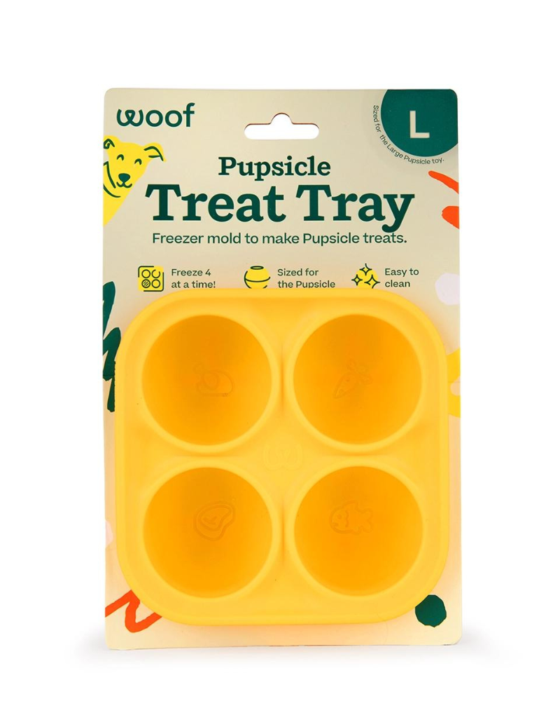 The Pupsicle Silicone Treat Tray Eat WOOF   