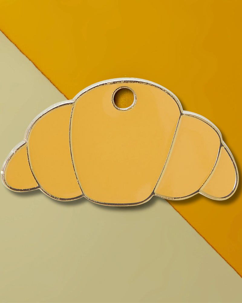 Croissant Custom Dog ID Tag (Custom/Drop-Ship) Wear TRILL PAWS   