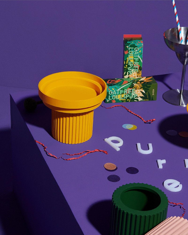 Teeth Party Elevated Pet Feeder (FINAL SALE) eat PURRRE   
