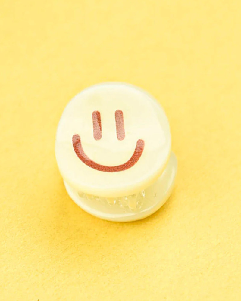 Micro Hairclips Wear WE ARE CHIMMI Smiley Face