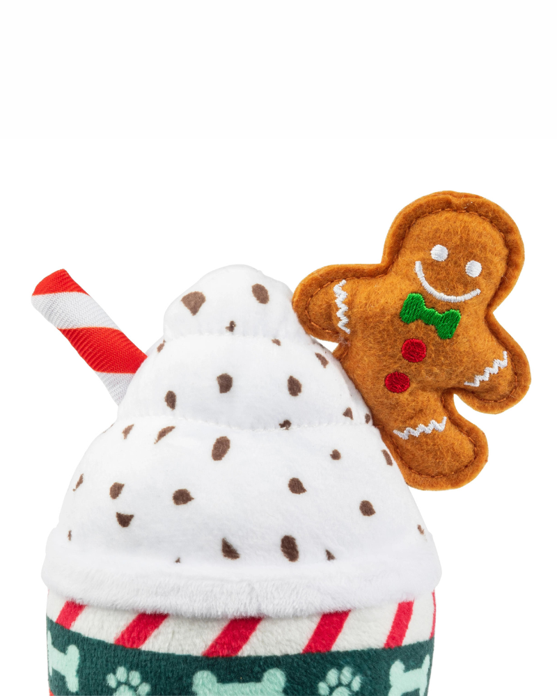 Starbarks Ginger Bark Latte Squeaky Plush Dog Toy Play HAUTE DIGGITY DOG   