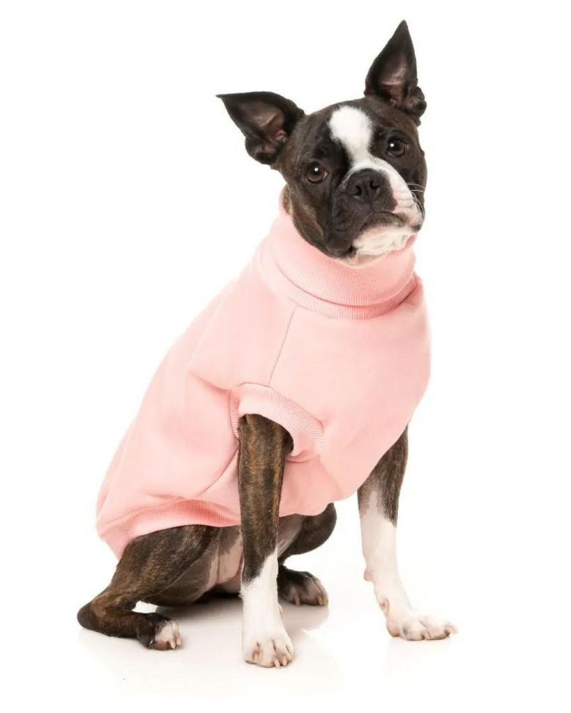 Stevie Dog Turtleneck in Pink Wear FUZZYARD   