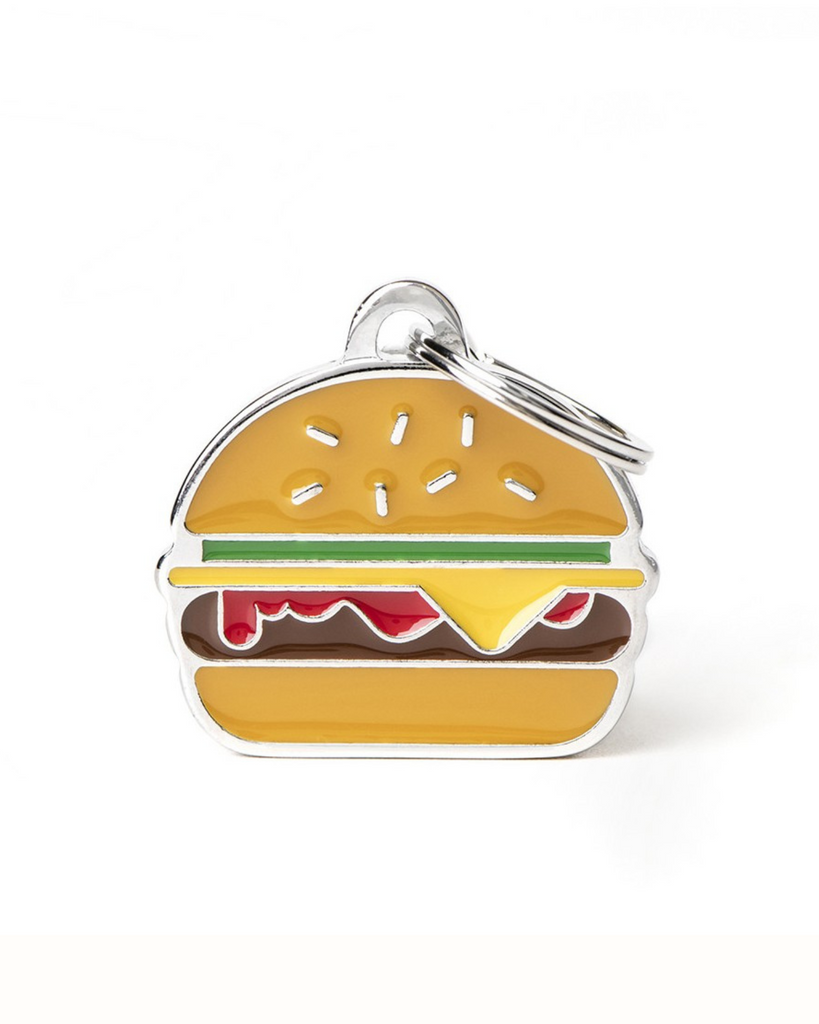 Buy Me a Burger Custom Pet ID Tag Wear MY FAMILY   