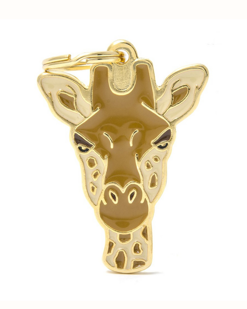 Wild Giraffe Custom Pet ID Tag Wear MY FAMILY   