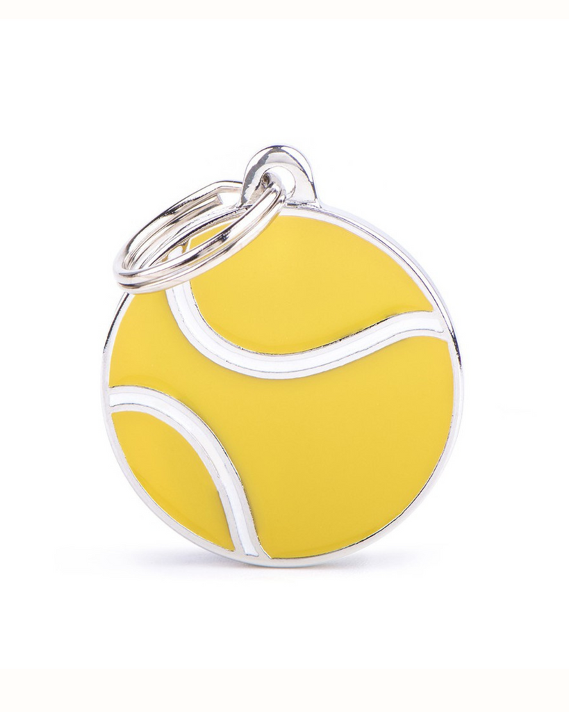 Tennis Baller Custom Pet ID Tag Wear MY FAMILY   